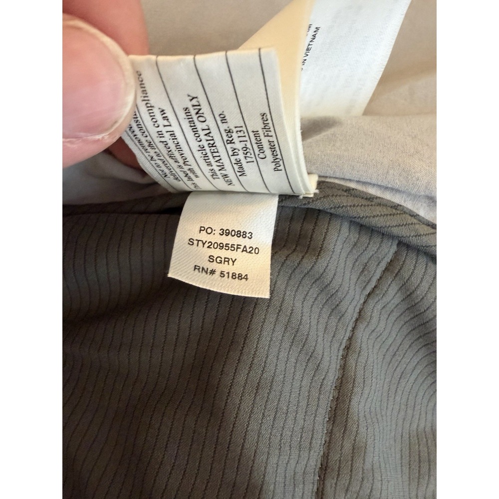 Patagonia Jacket Womens Size XS Gray Cream Full Zip Quilted Insulated STY20955 - Picture 2 of 9